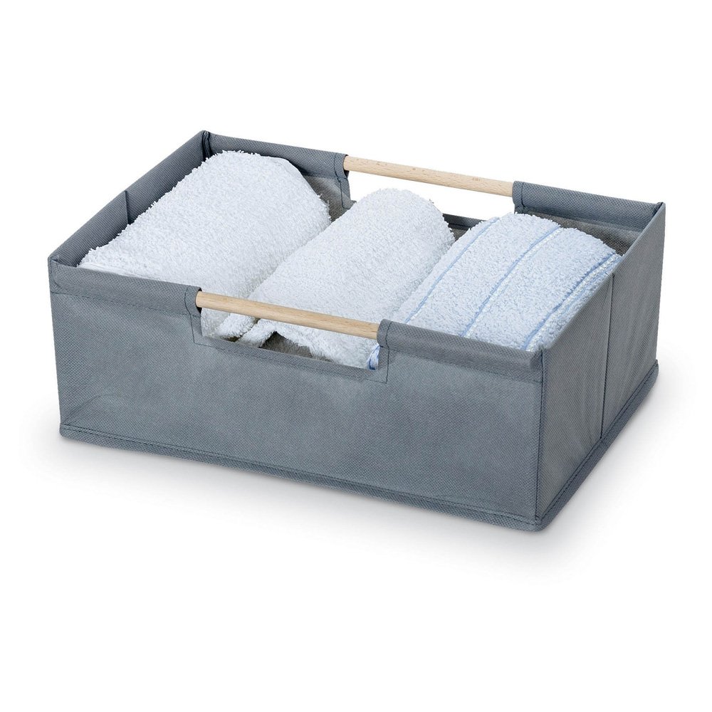 DOMO PAK Living 906010 Cesto 34x24x13 cm Legno