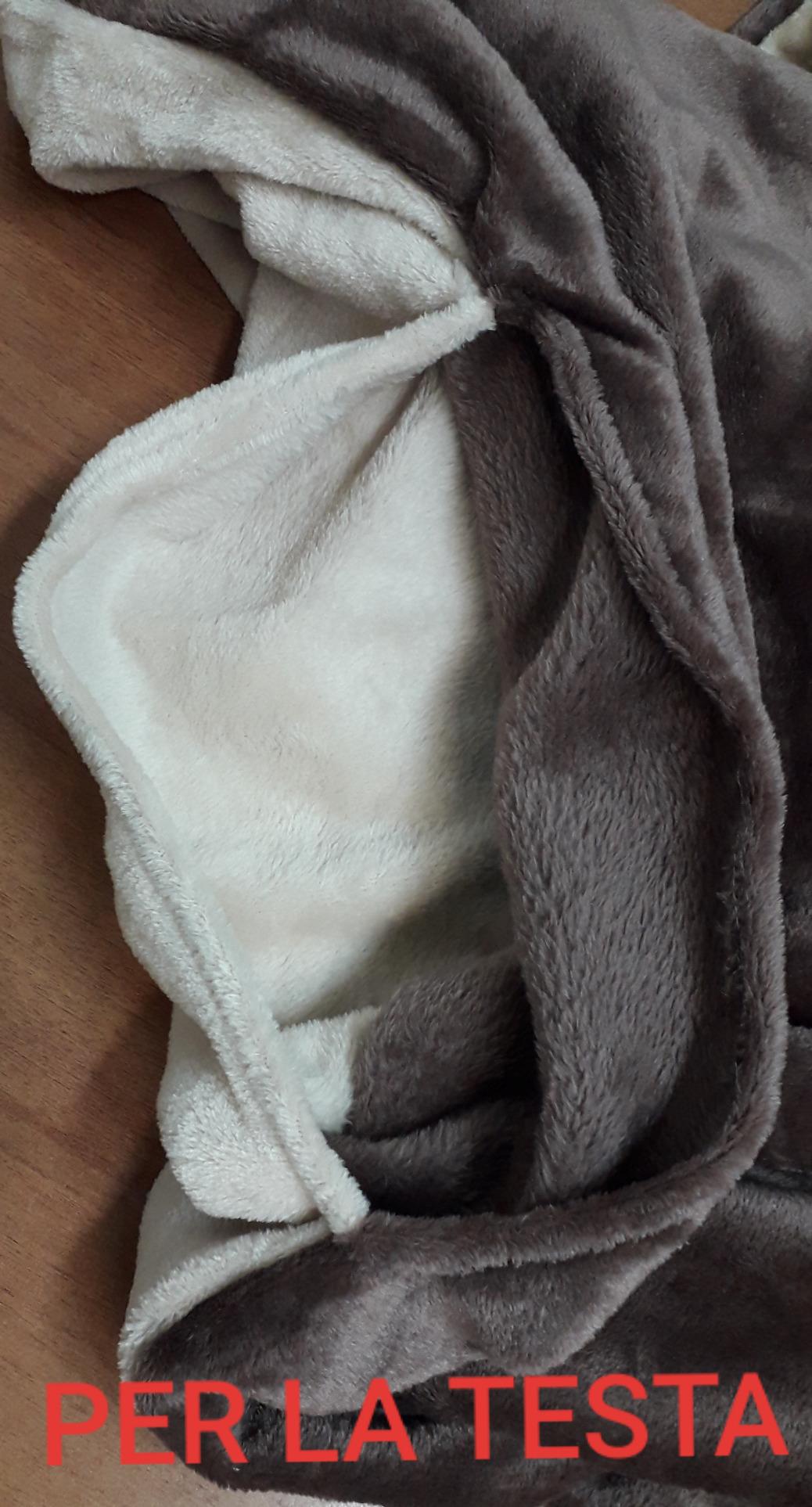 Kanguru Momonga coperta indossabile pile rosa 120x120 cm