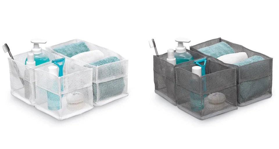 DOMO PAK Living Set 3 Mesh Organizer Rete 3 Pezzi