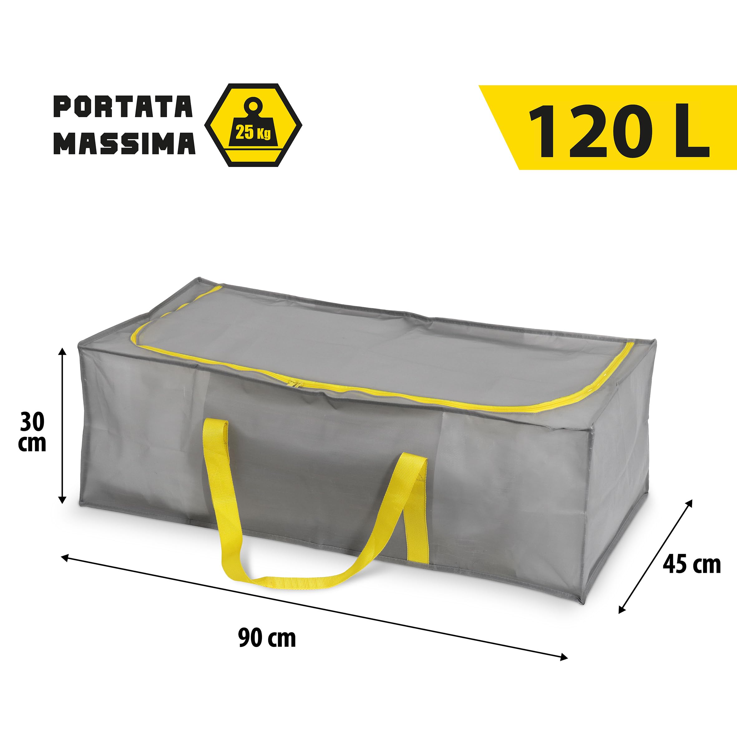 Domopak sacca multiuso 120 litri 90x45x30 cm