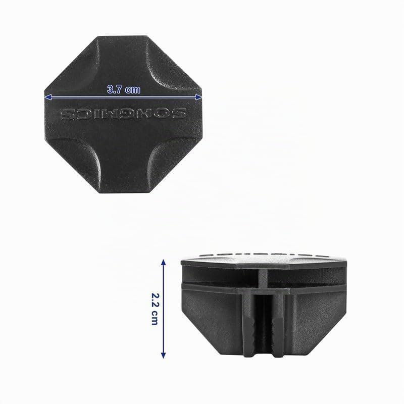 Songmics ALPC0B-20V1 giunti connettori ABS nero 20 pezzi
