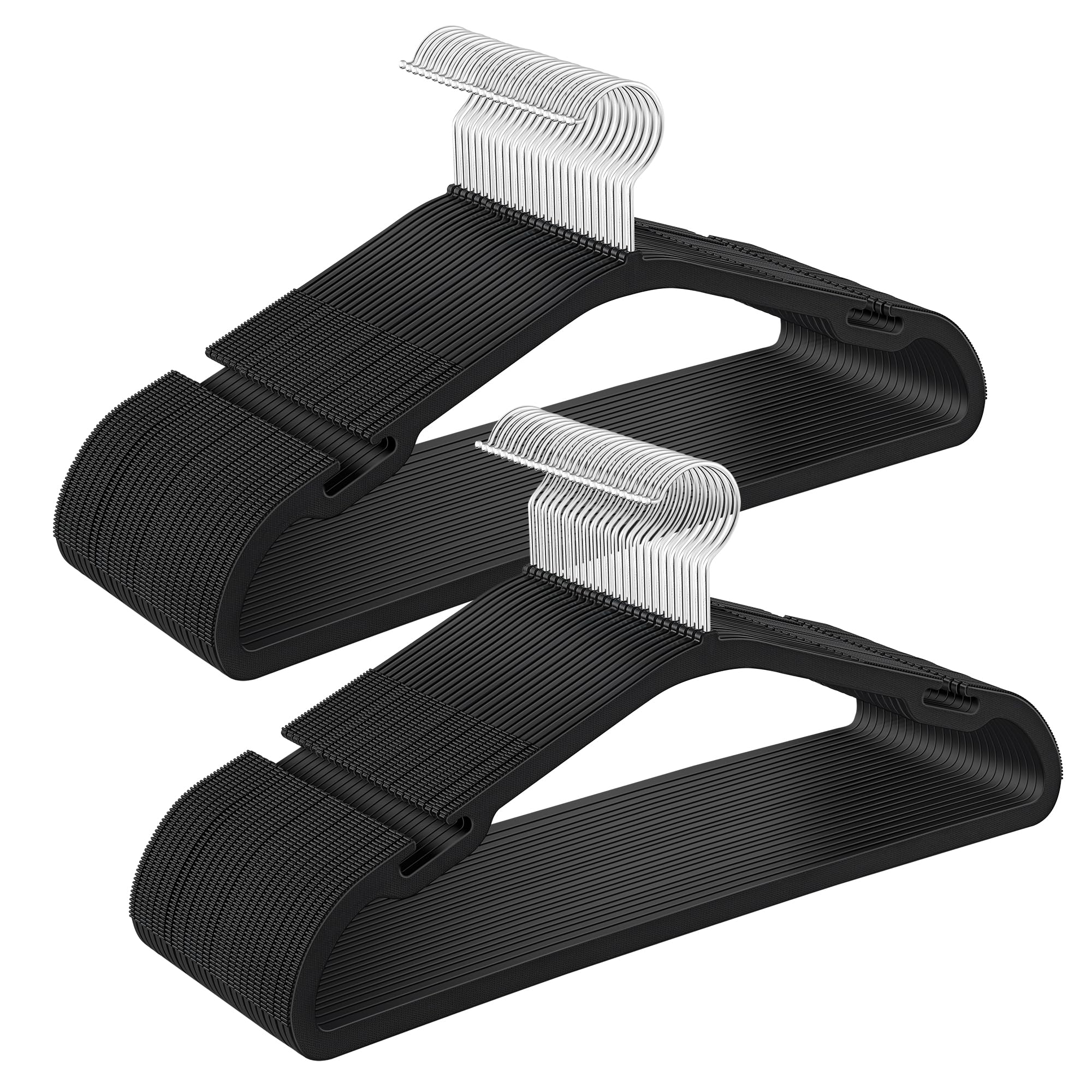 Songmics CRP060B01 grucce 50 pezzi nere salvaspazio