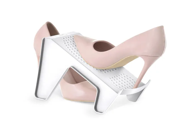 Domopak Living Step gradino scarpe bianco 14x24,5x14 cm
