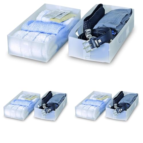 Domopak Living Divisori Cassetti 15,5x30x8 cm 2 Pezzi