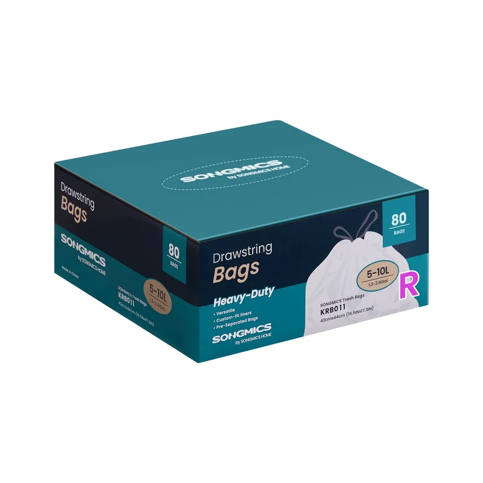 SONGMICS sacchi spazzatura 10 L 80 pezzi resistenti
