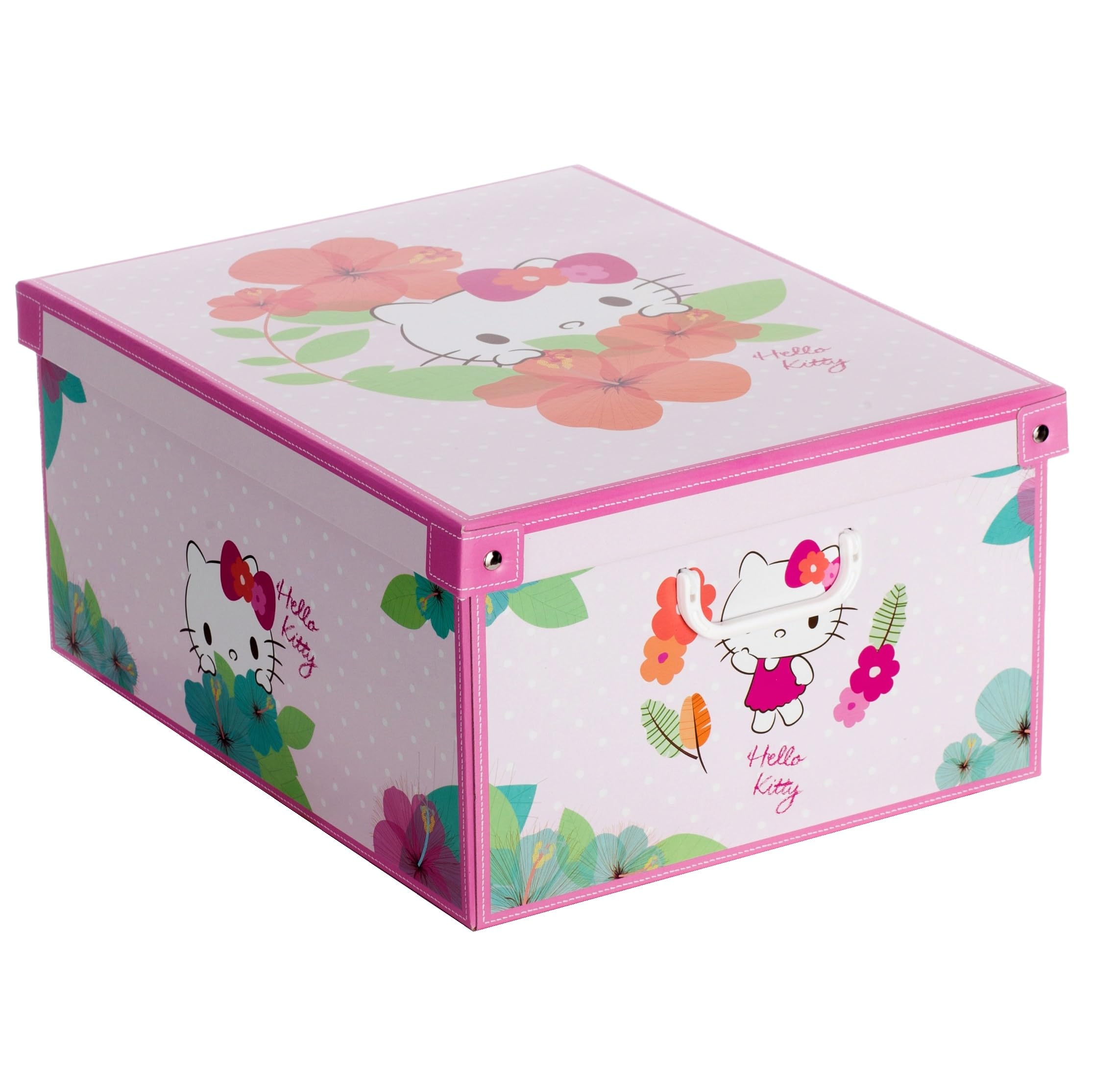 Lavatelli Hello Kitty Scatole Armadio 39x50x24 Set 2 Coperchio