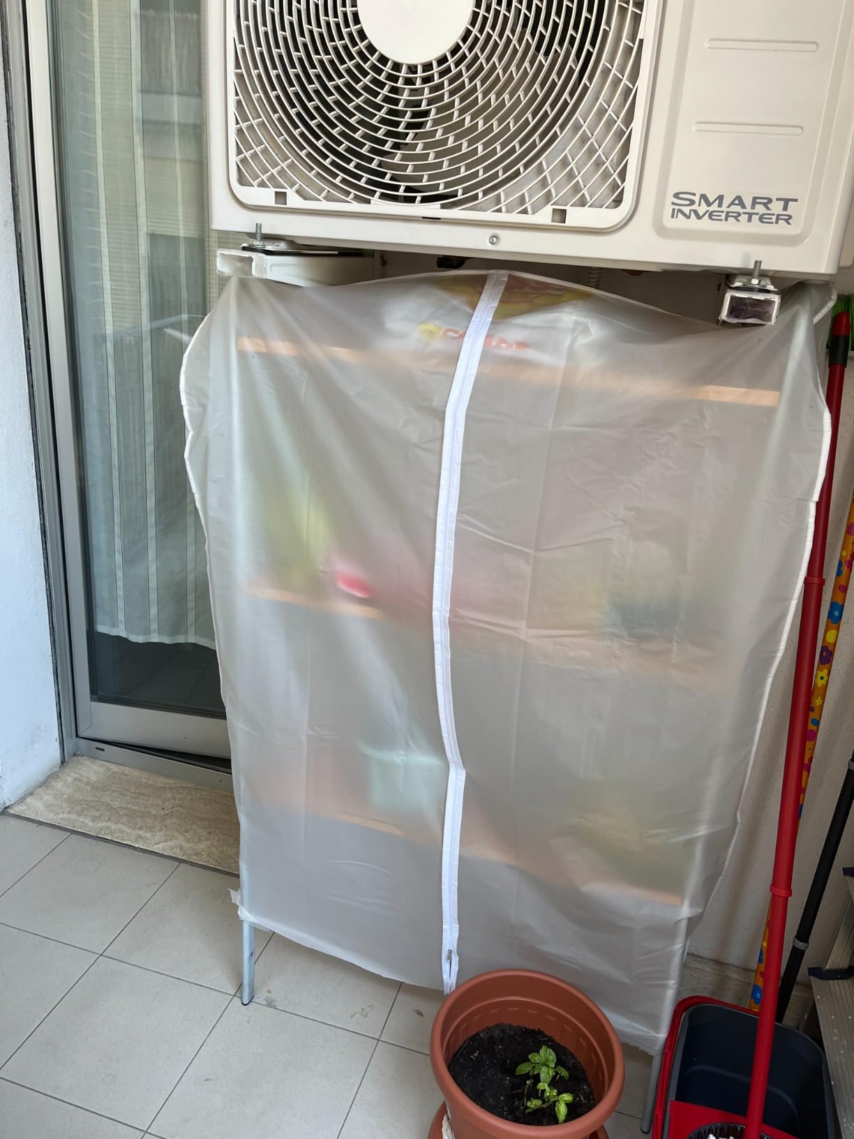 Domopak Living copri stander 95x50x160 cm con cerniera
