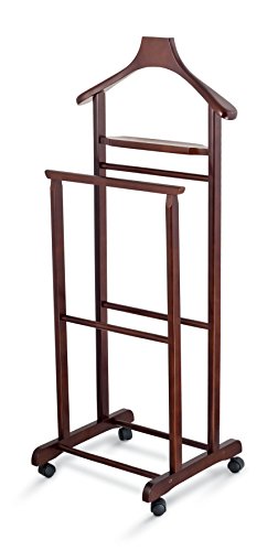 Domopak Living indossatore legno ciliegio 47x36x104 cm ruote