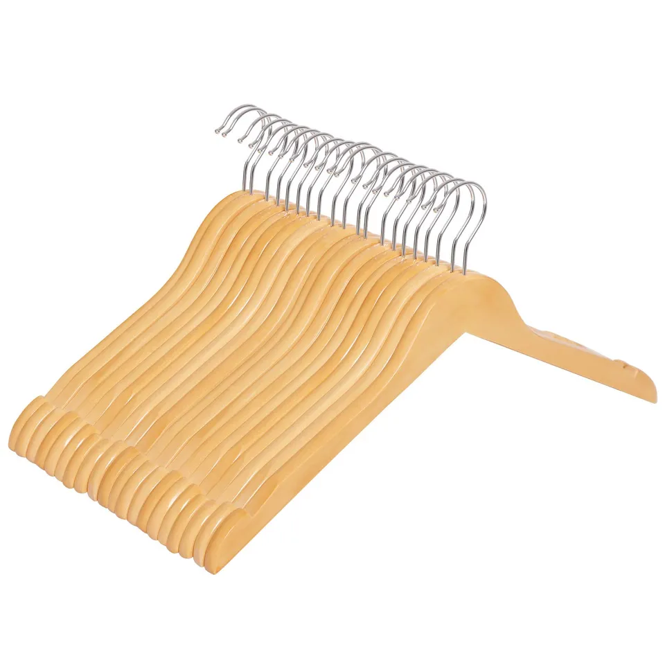 Songmics CRW003-20 Grucce legno 20 pezzi naturale 44 cm