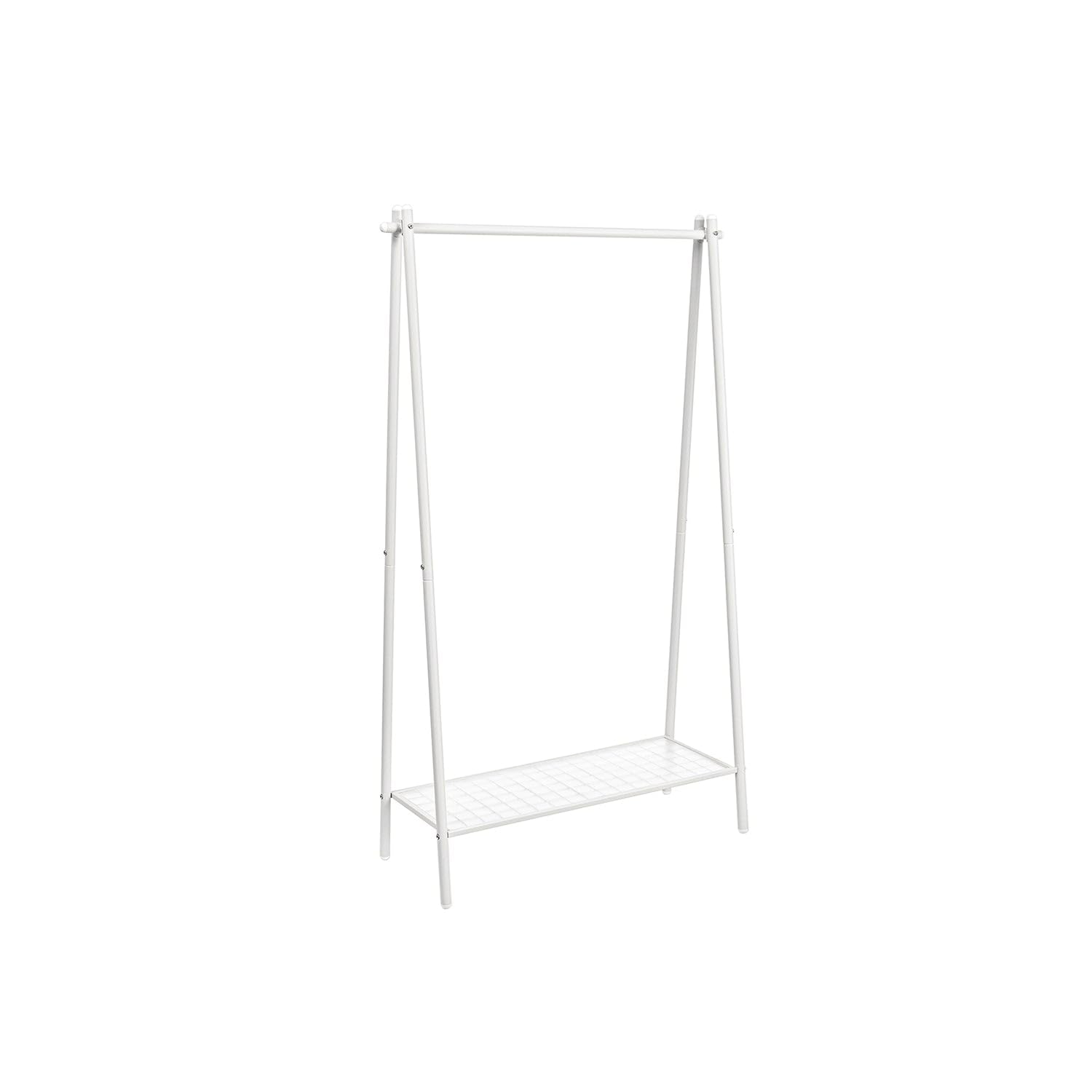 Songmics Stand Appendiabiti Acciaio con Ripiano 92,5 cm