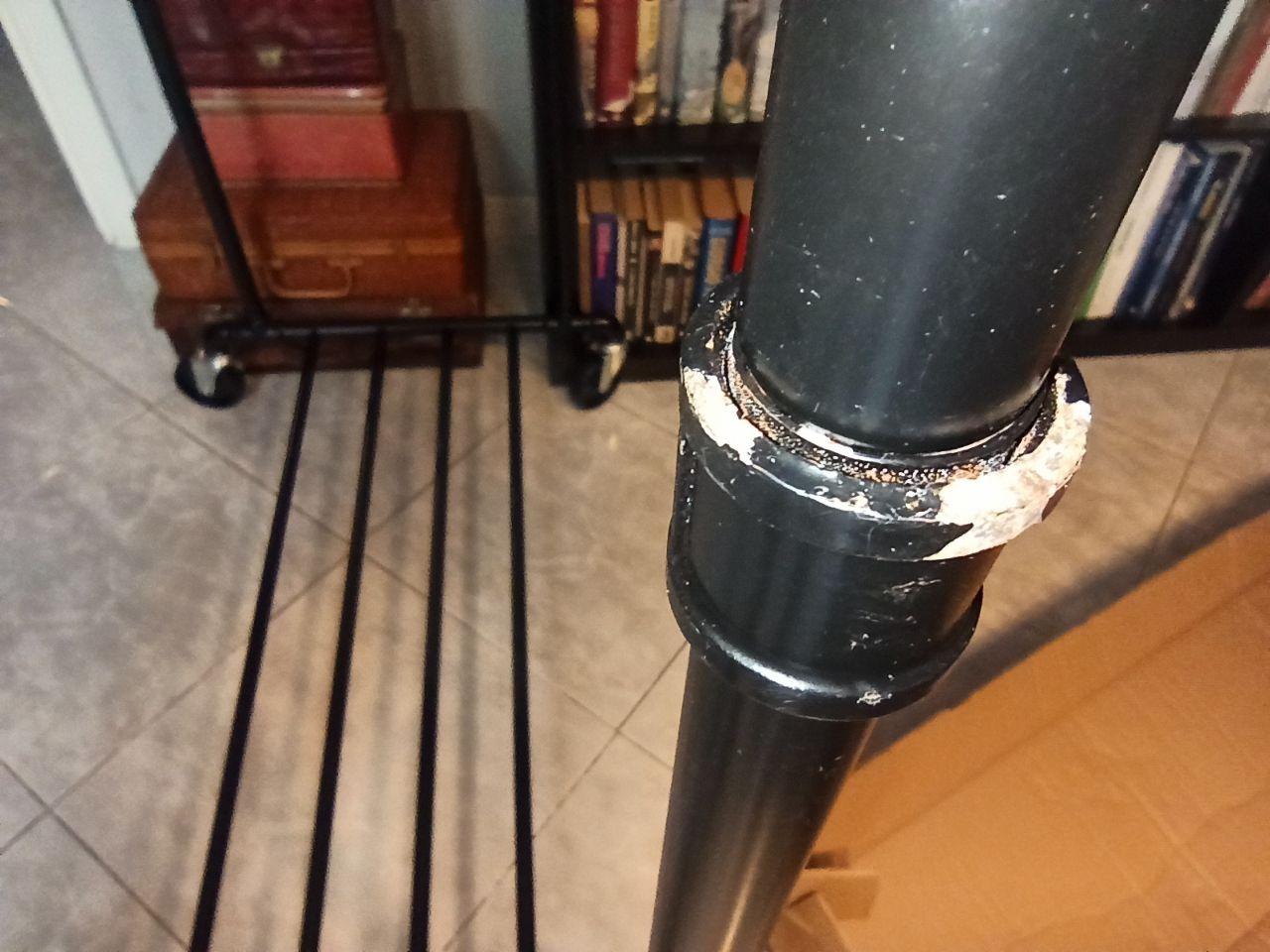 Songmics HSR60B stand appendiabiti doppia barra nero 110 kg