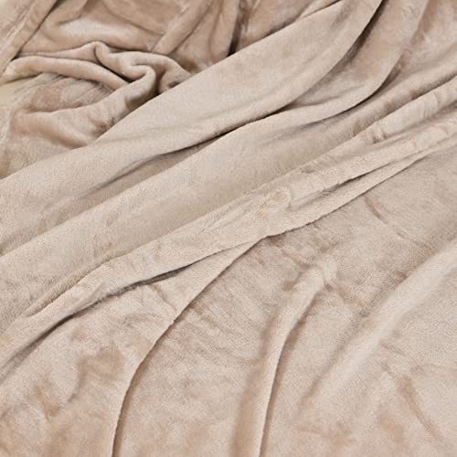 Kanguru coperta con maniche beige 210x140 cm pile