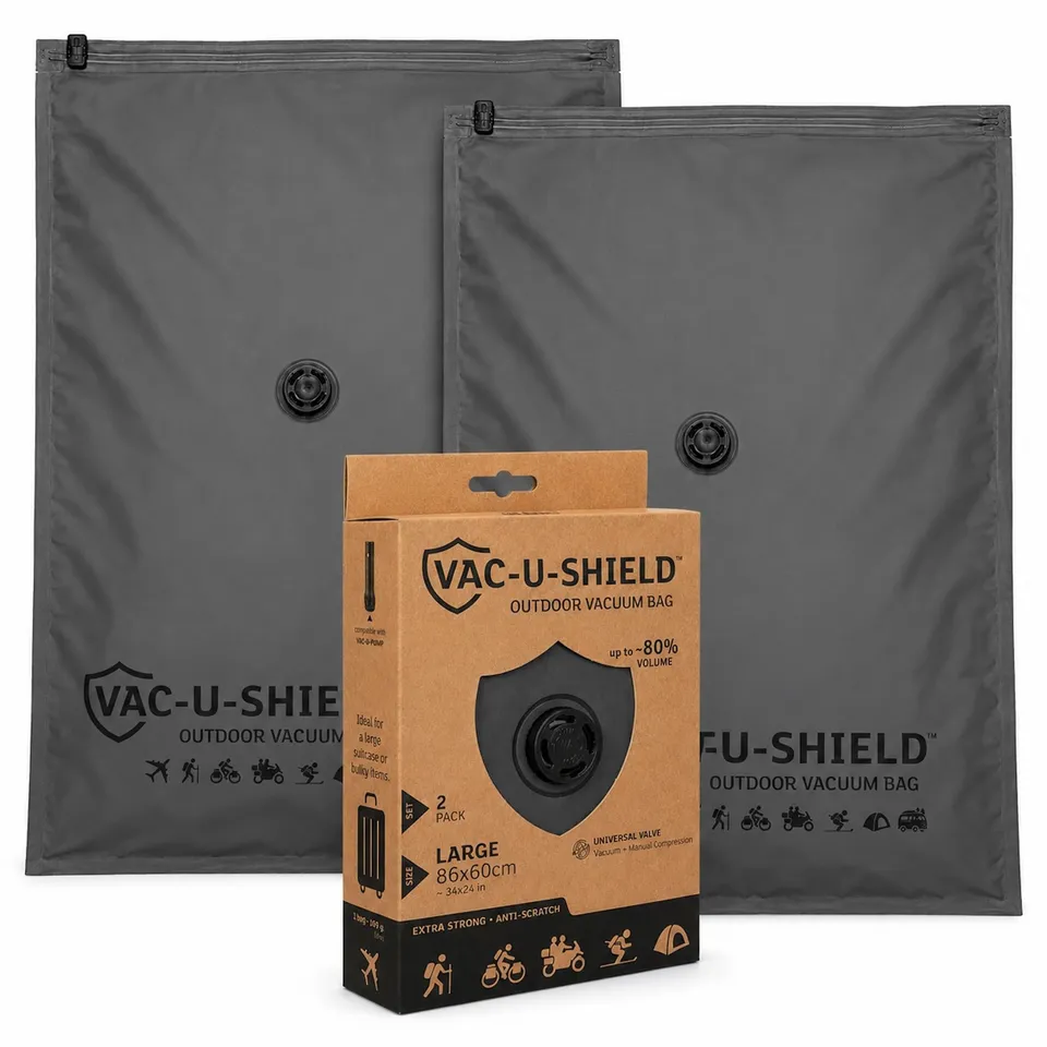 Lavatelli Vac-U-Shield Sacchetti Sottovuoto 2 Pezzi 86x60 Grigio