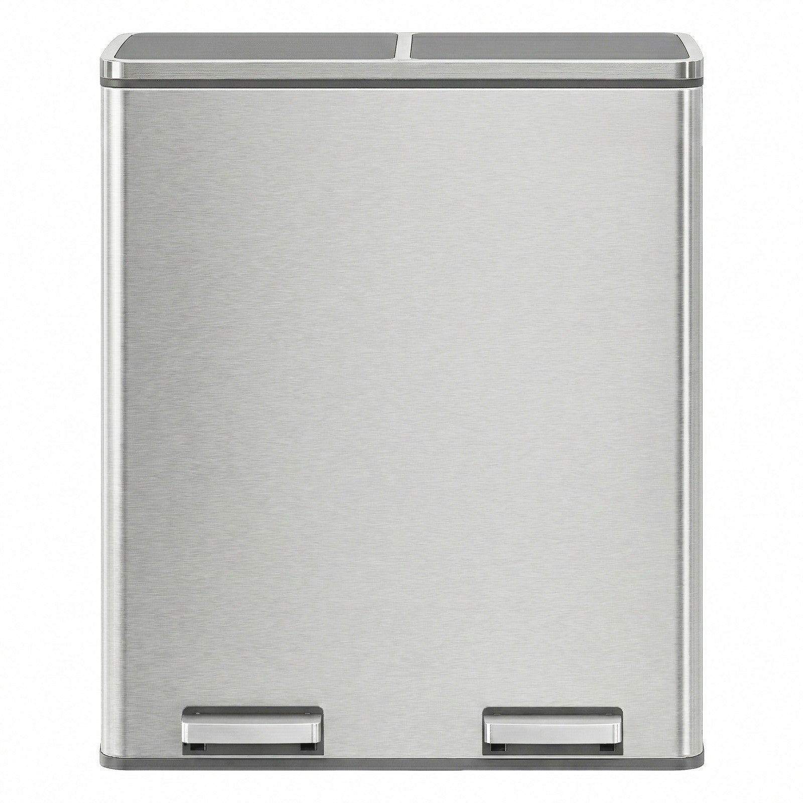 Songmics ULTB60NL Pattumiera Doppia 60L Argento