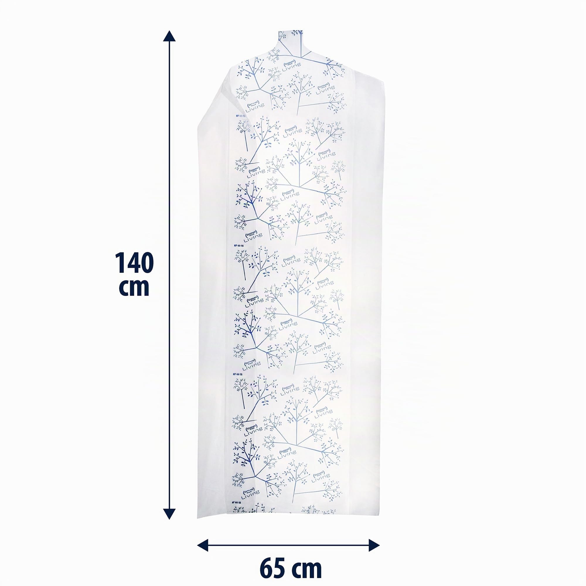 Domo Pak copriabiti antipolvere 65x140 3 pezzi lavanda