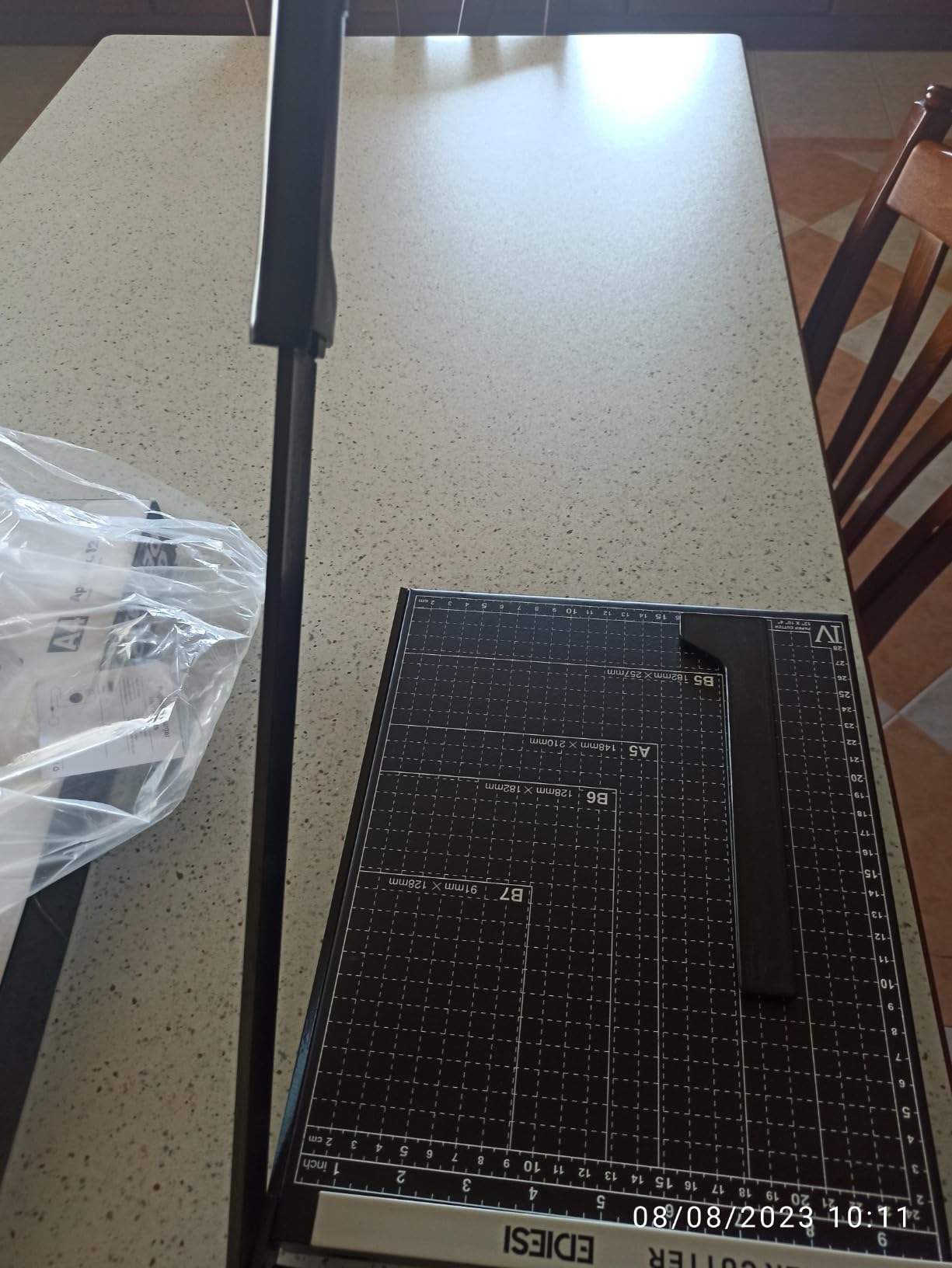 Ediesi Taglierina Carta A4 Professionale Blu 12 Fogli