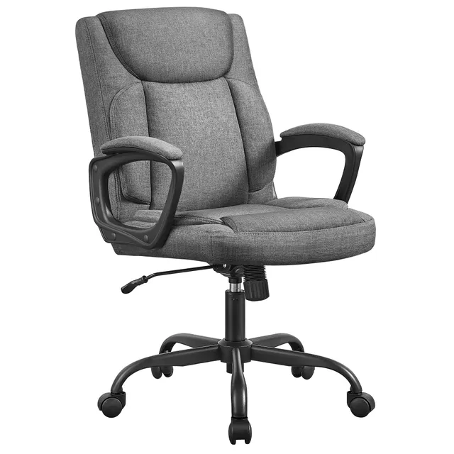 Songmics OBG040G01 sedia ufficio grigia altezza regolabile
