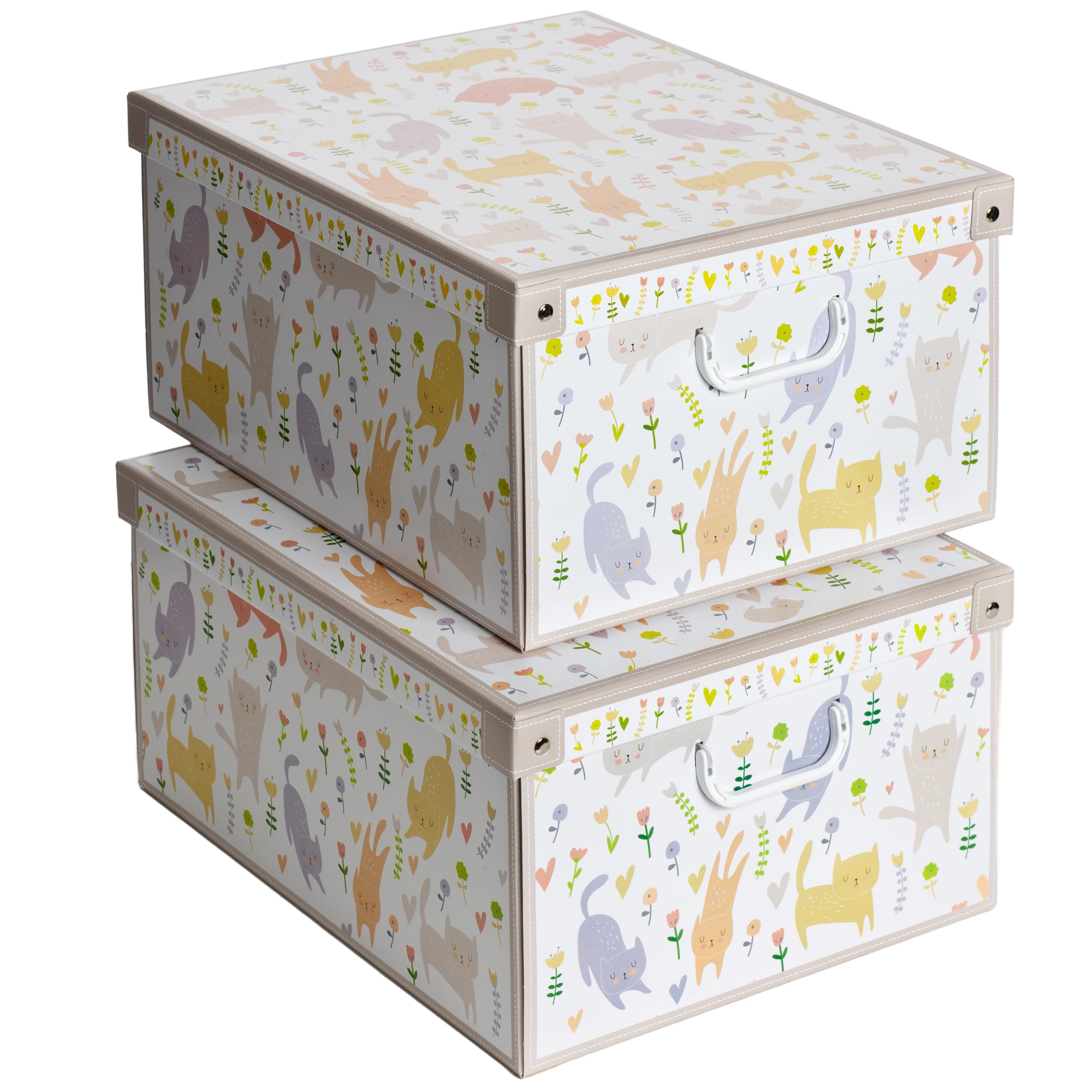 Lavatelli Scatole Armadio Gufetti 2 Pezzi 50x39x24 Cartone