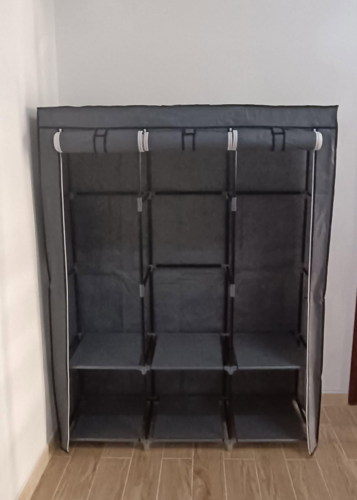 Songmics RYG094B02 guardaroba nero 45x170x167 cm