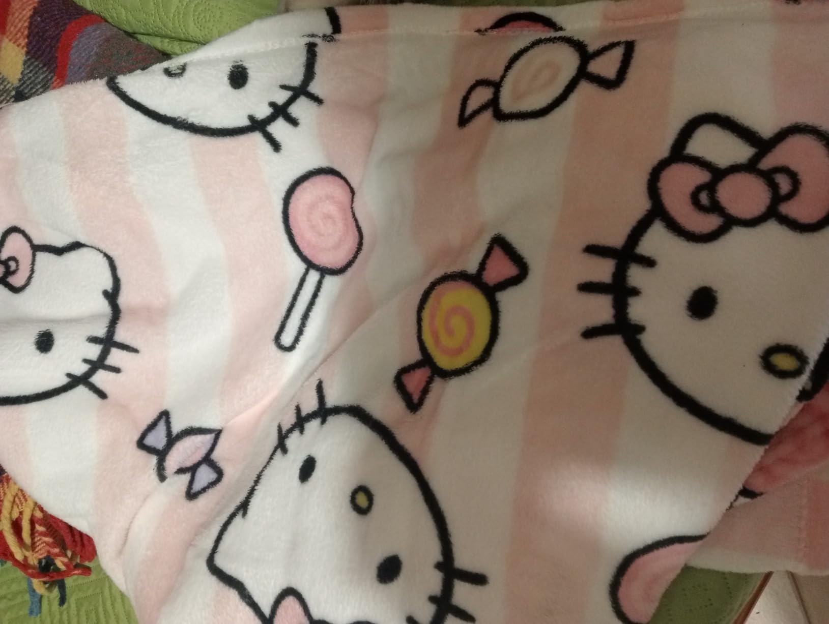 Kanguru Hello Kitty plaid pile rosa 130x170 cm