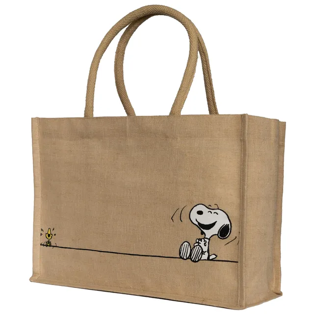 Lavatelli Kanguru Snoopy Shopper Cotone Juta con Tasca