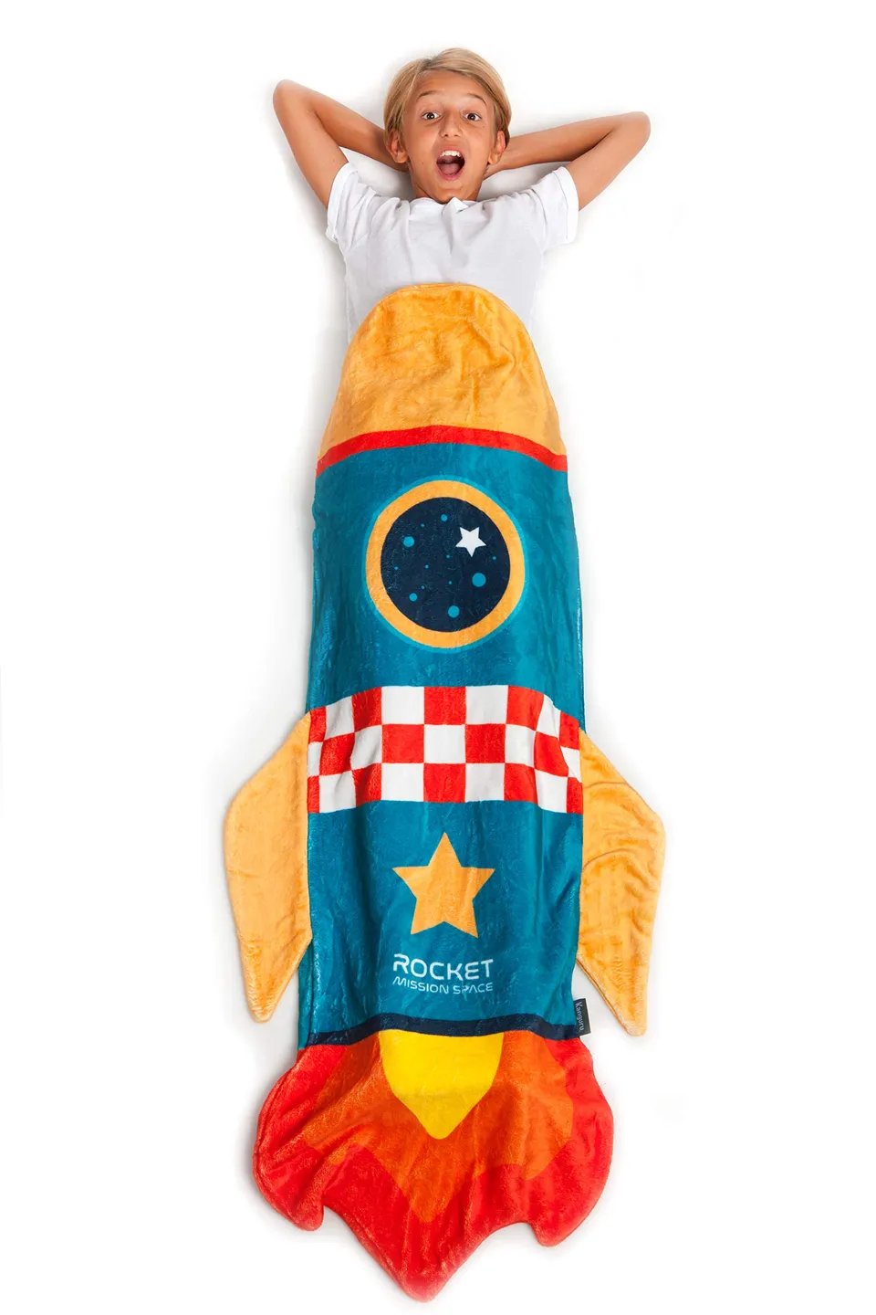 Kanguru Rocket coperta a coda bambini 142 cm multicolore