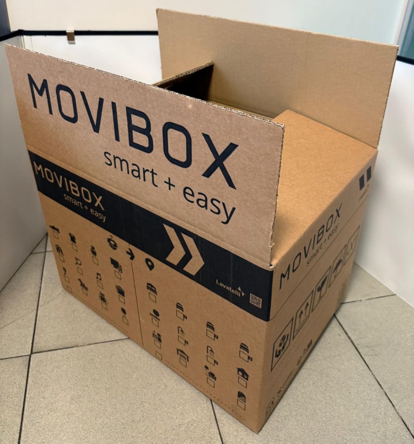 Lavatelli Movibox scatole trasloco 10 pezzi 50x35x35 cm doppia onda