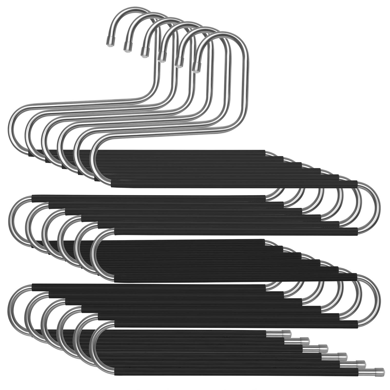 Songmics CRI043BK grucce multiple 5 livelli set 4 pezzi antiscivolo