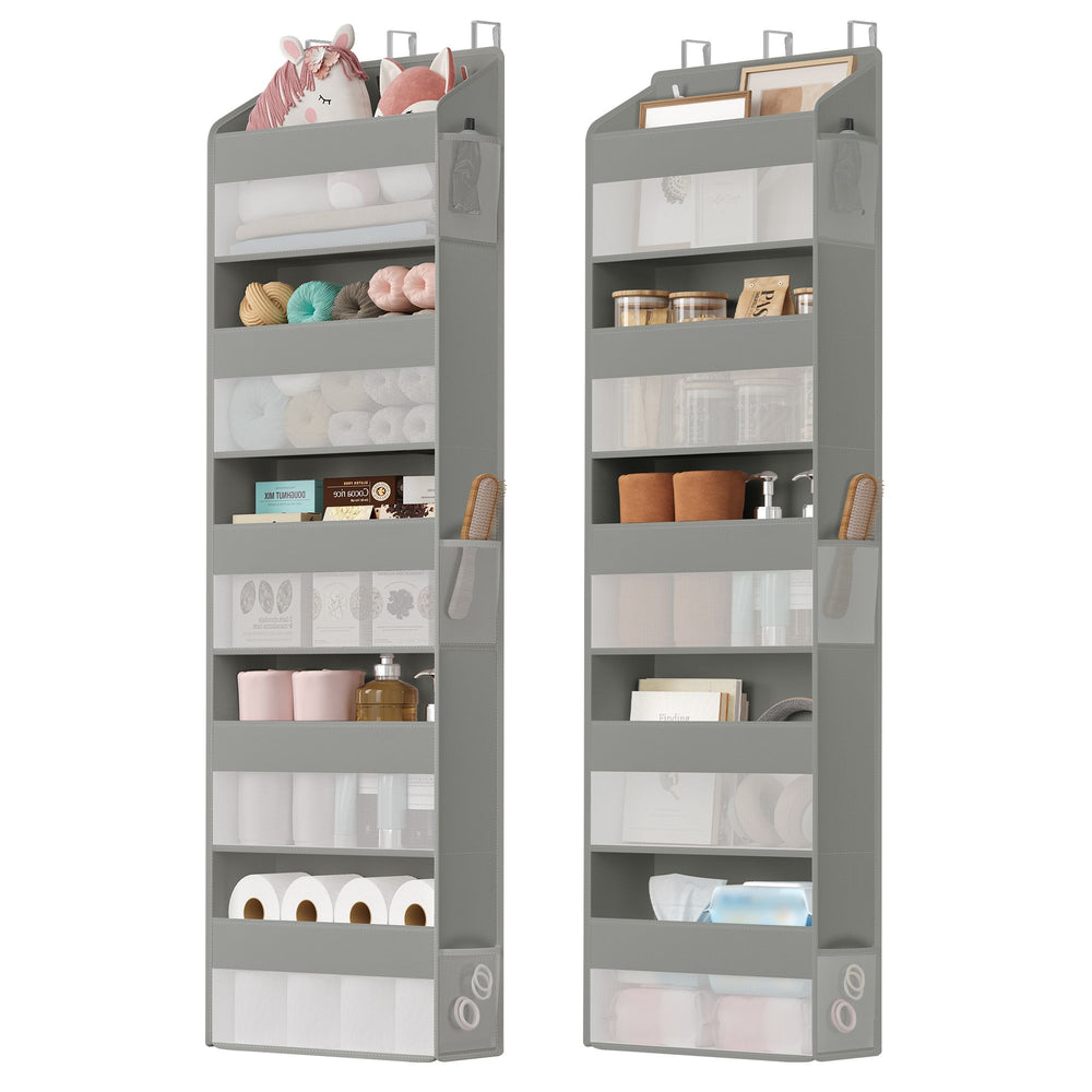 Songmics organizer da porta trasparente 5 ripiani 2 pezzi