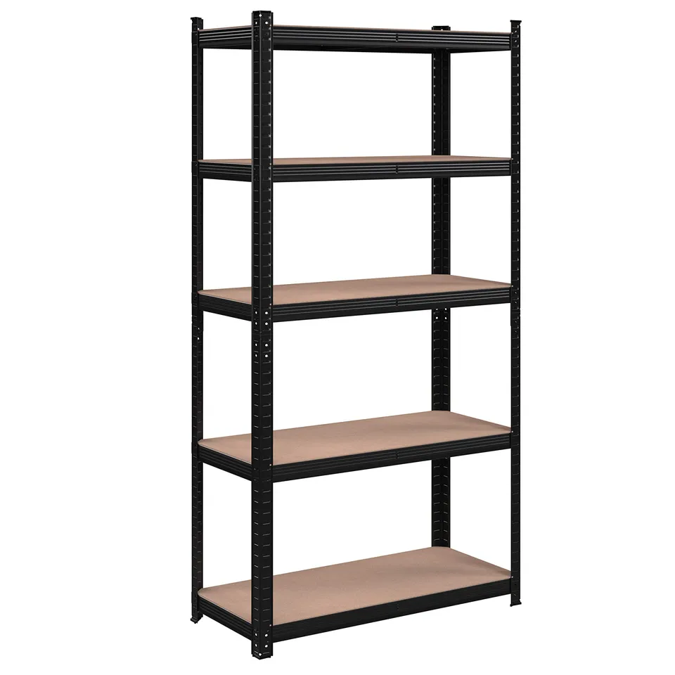 Songmics GLR040B01 scaffale 5 ripiani nero 90x180 cm 875 kg