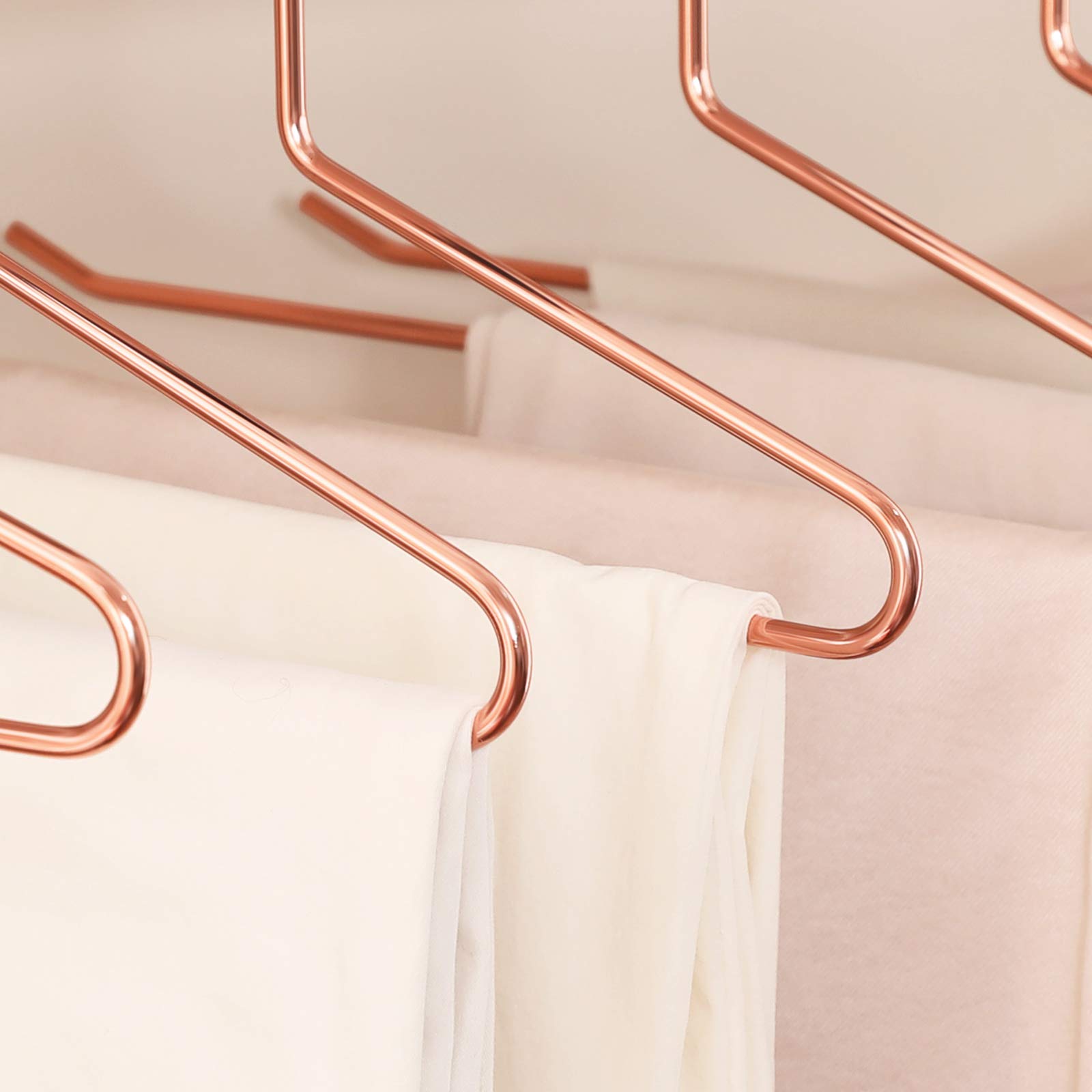 Songmics CRI005R01 grucce pantaloni 20 pezzi oro rosa 38 cm