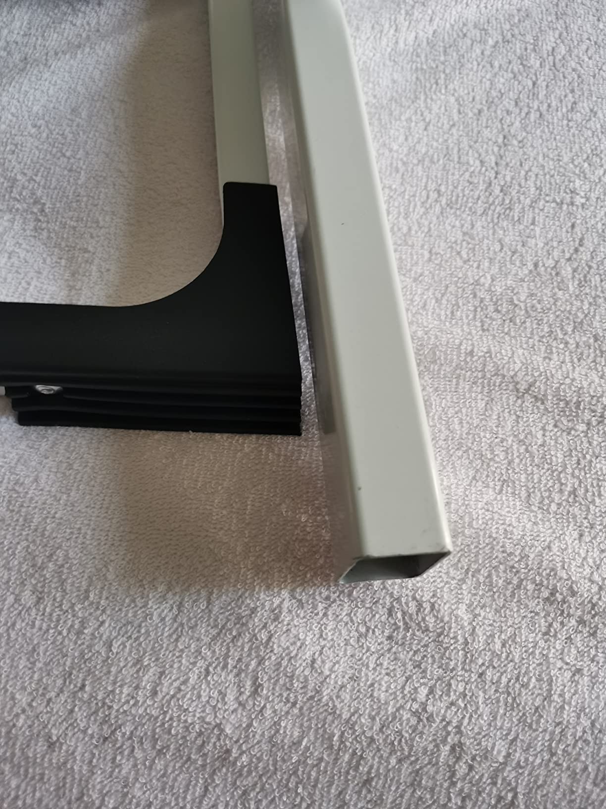 Songmics GSL03WT scaletta 3 gradini bianco acciaio 150 kg