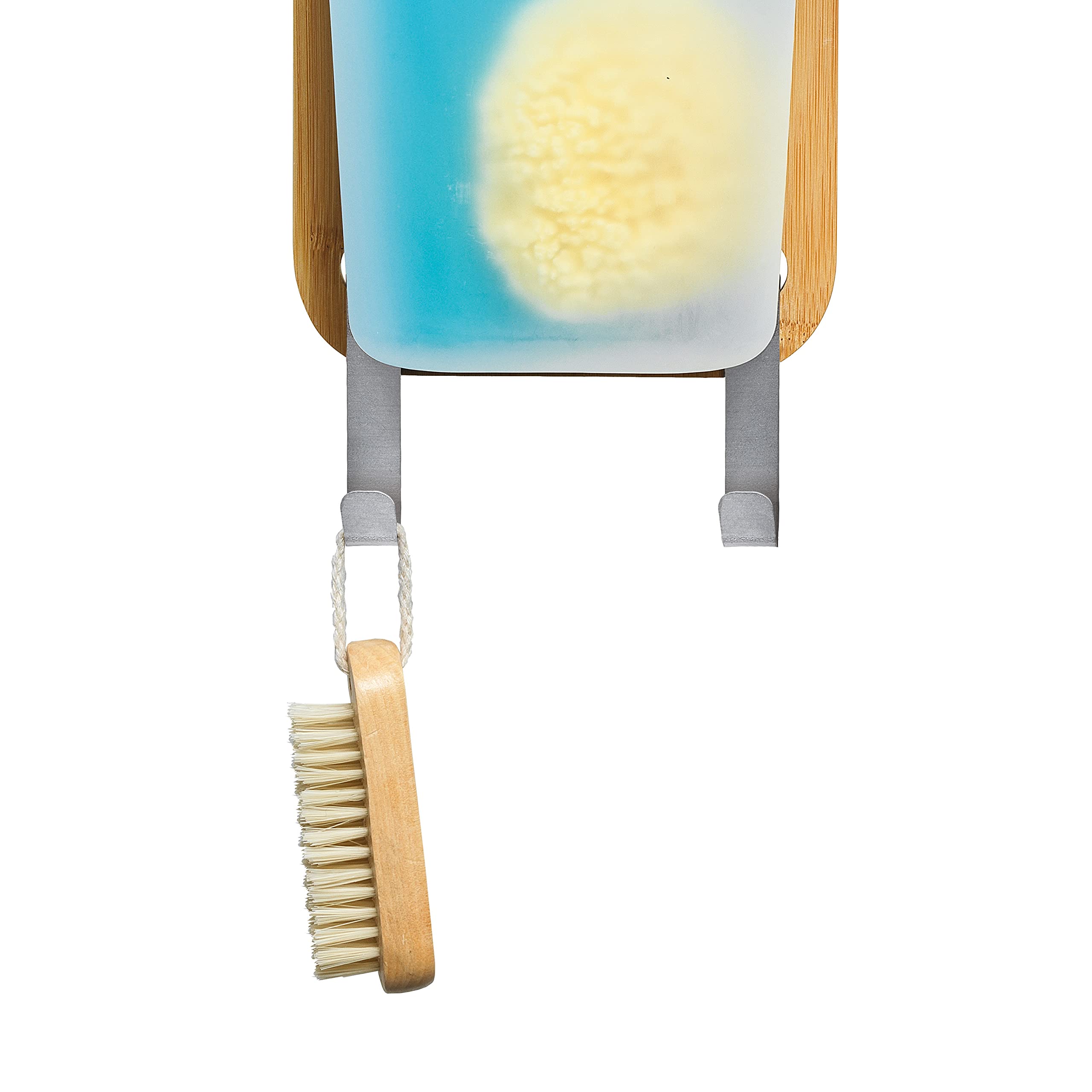 Domo Pak Living Organizzatore Doccia Bamboo 2 Contenitori