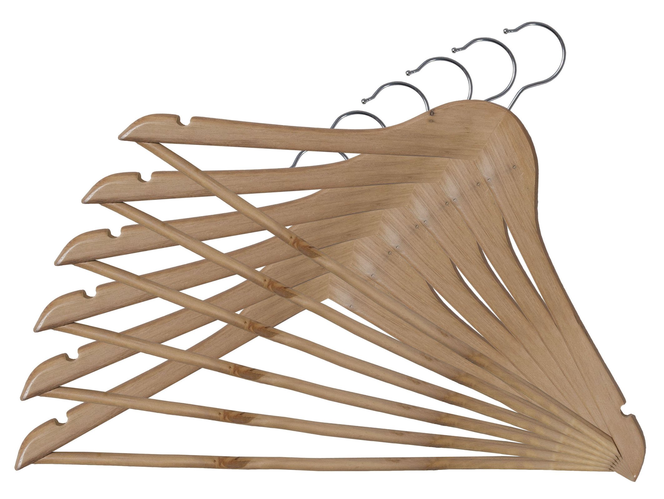Domopak appendiabiti antiscivolo 40 cm set 5 pezzi
