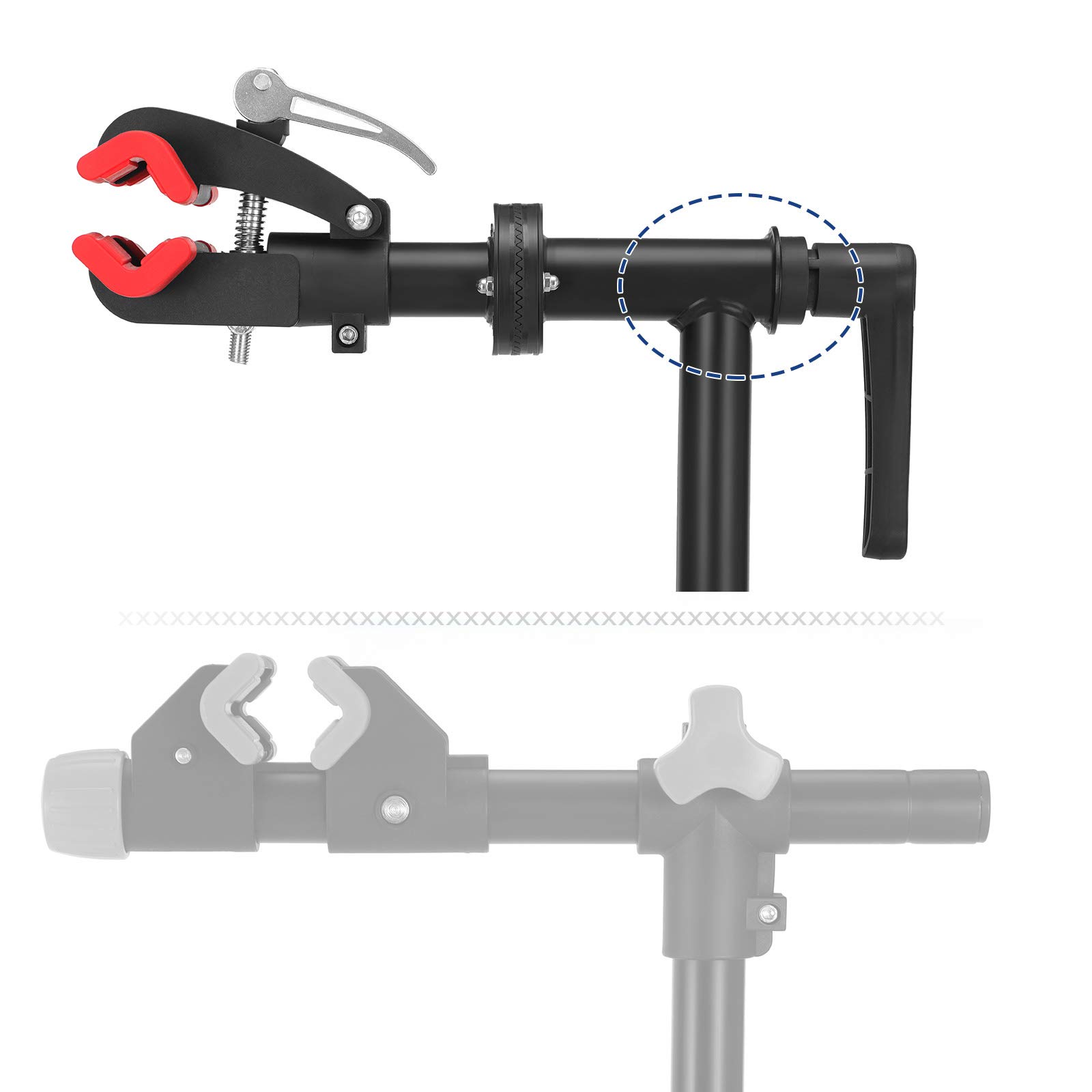 Songmics Supporto Riparazione Bici Officina Acciaio 25 kg
