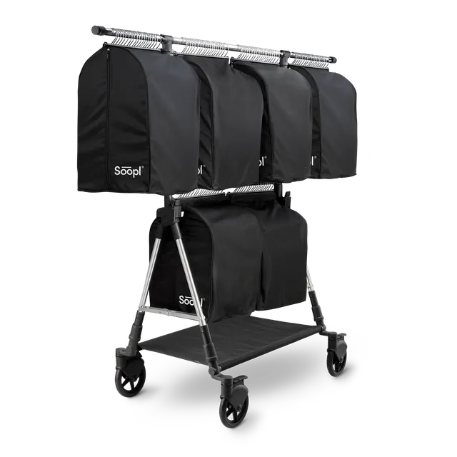 Soopl Fashion Trolley Set con 6 Borse Piccole