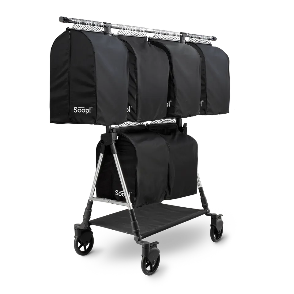 Soopl Fashion Trolley Set con 6 Borse Piccole