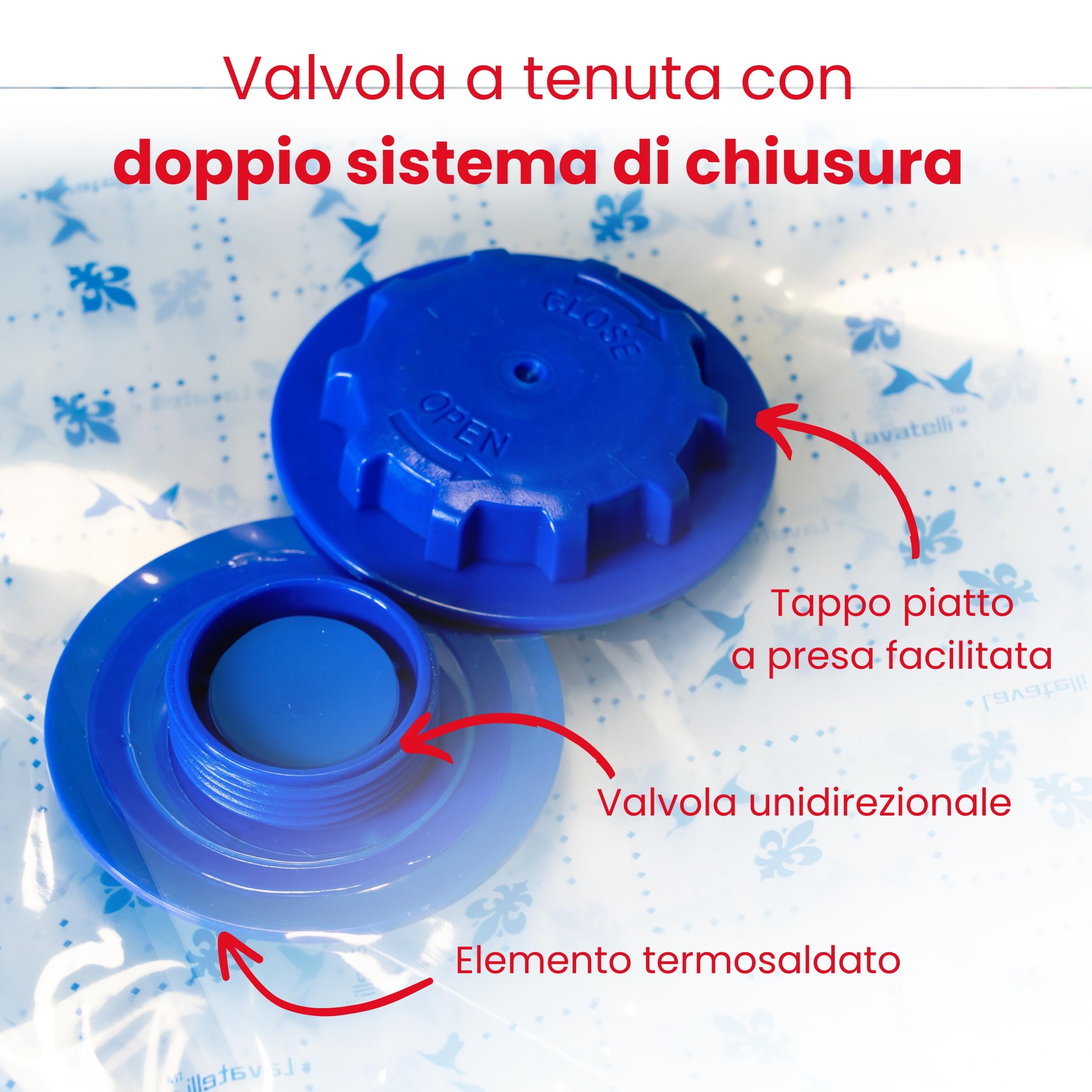 Lavatelli Vac-U sacchetti sottovuoto 2 pezzi XL 80x105x35 cm