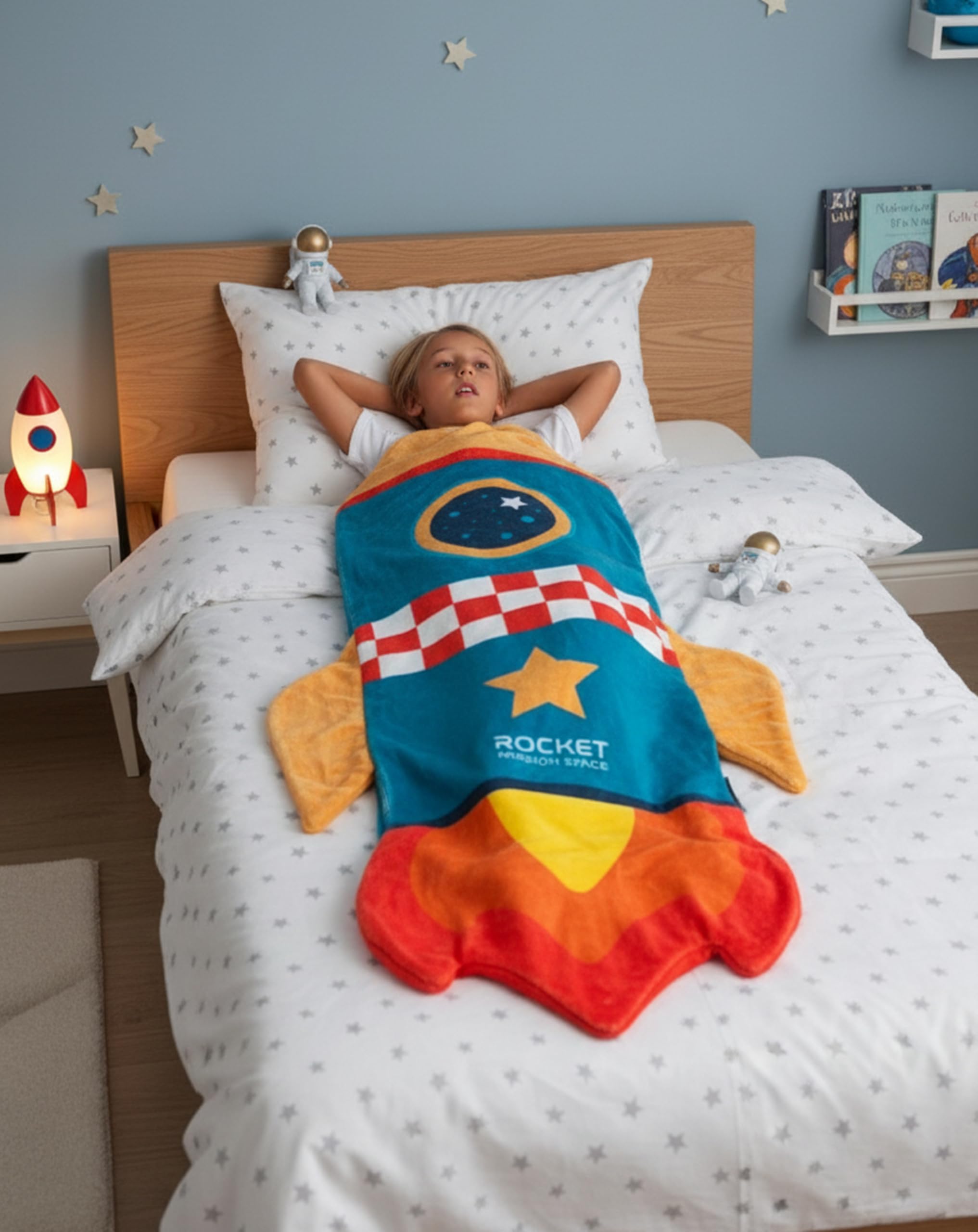 Kanguru Rocket coperta a coda bambini 142 cm multicolore