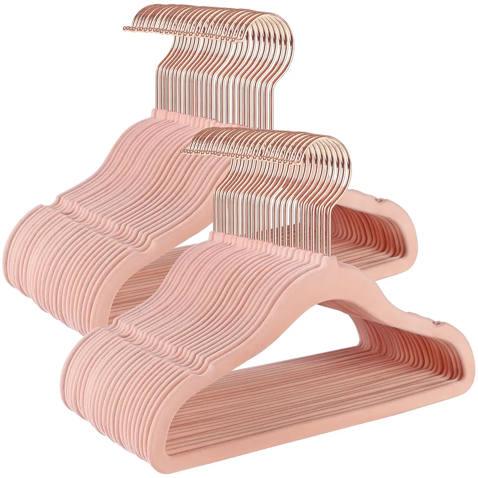 Songmics CRF027P01 Grucce Bambini Velluto Rosa 50 Pezzi Salvaspazio