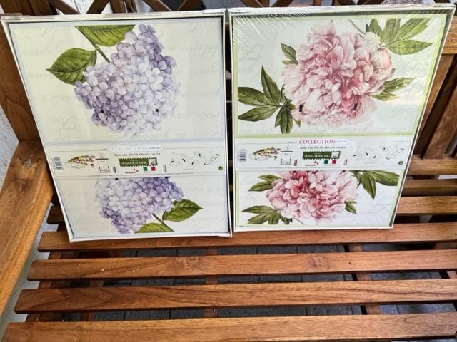 Lavatelli Scatola Cartone Media Fiori Ortensie 32x42x17,5 cm