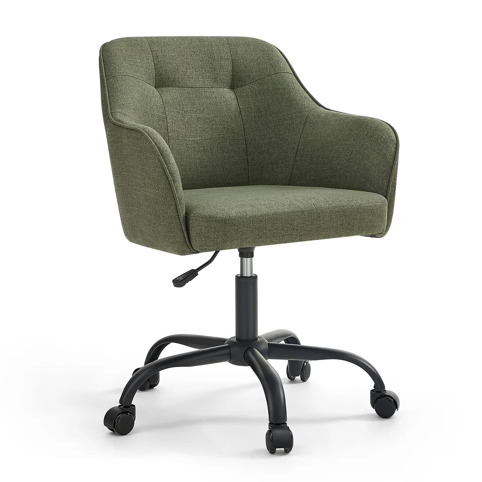 Songmics OBG019C01 sedia girevole tessuto verde 110 kg