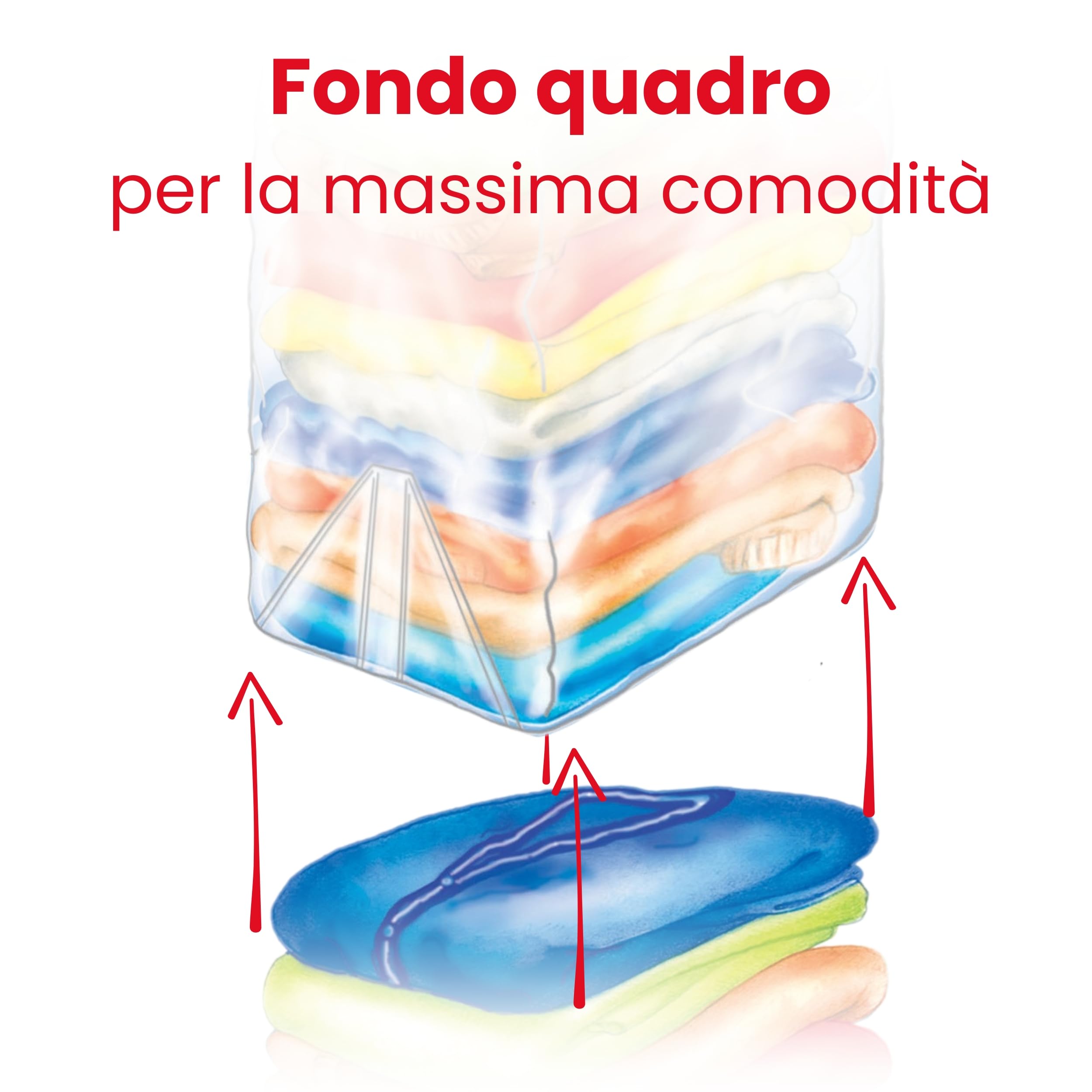 Lavatelli Vac-U sacchetti sottovuoto 2 pezzi XL 80x105x35 cm