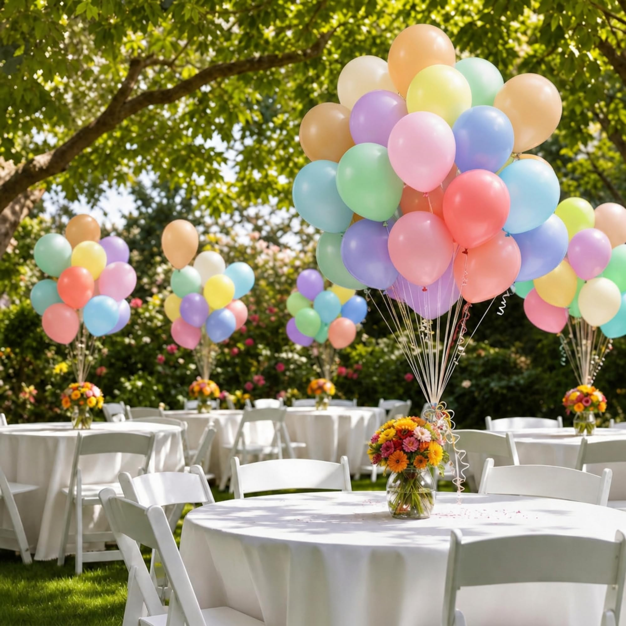 Ediesi palloncini pastello multicolore 30 cm 100 pezzi lattice