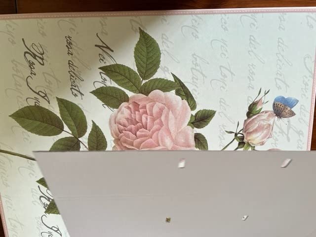 Lavatelli Rose scatole armadio cartone 49x40x24 set 2 pezzi