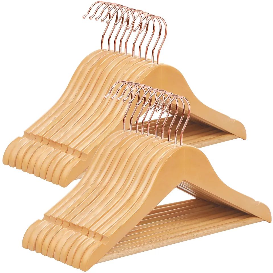 Songmics CRW066N03 Grucce Bambini Legno 20 Pezzi 35 cm Rosa