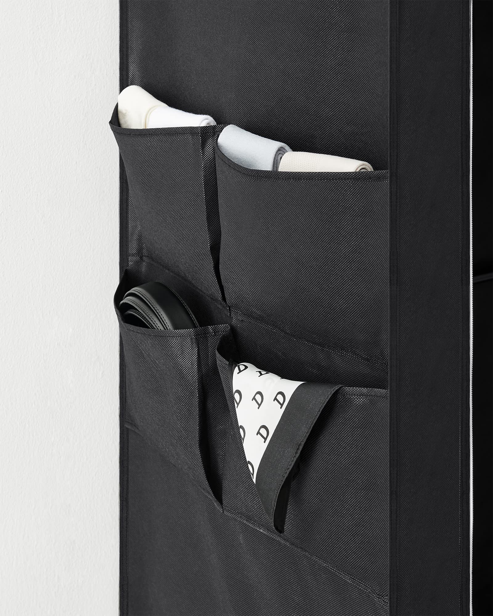 Songmics RYG094B02 guardaroba nero 45x170x167 cm