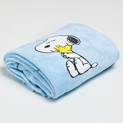 Lavatelli Kanguru Snoopy plaid singolo 130x230 cm grigio