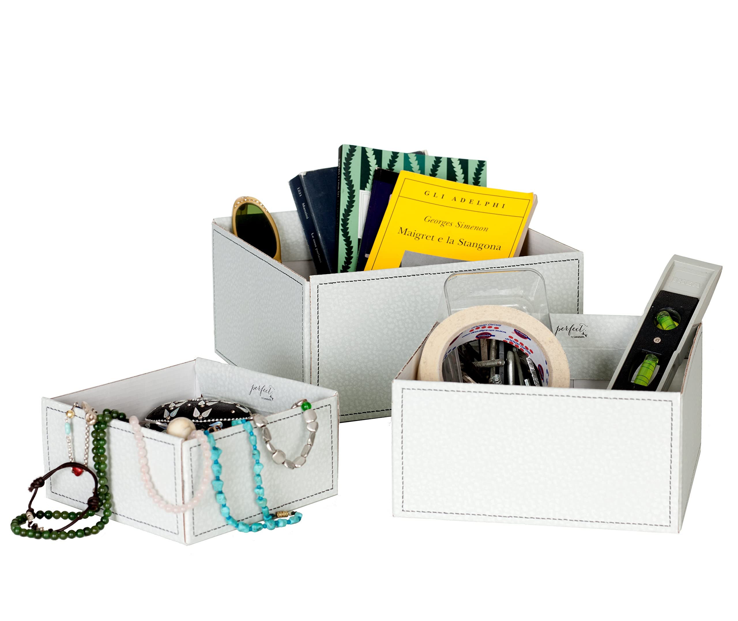 Lavatelli Perfect scatole regalo cartone set 3 misure con velina