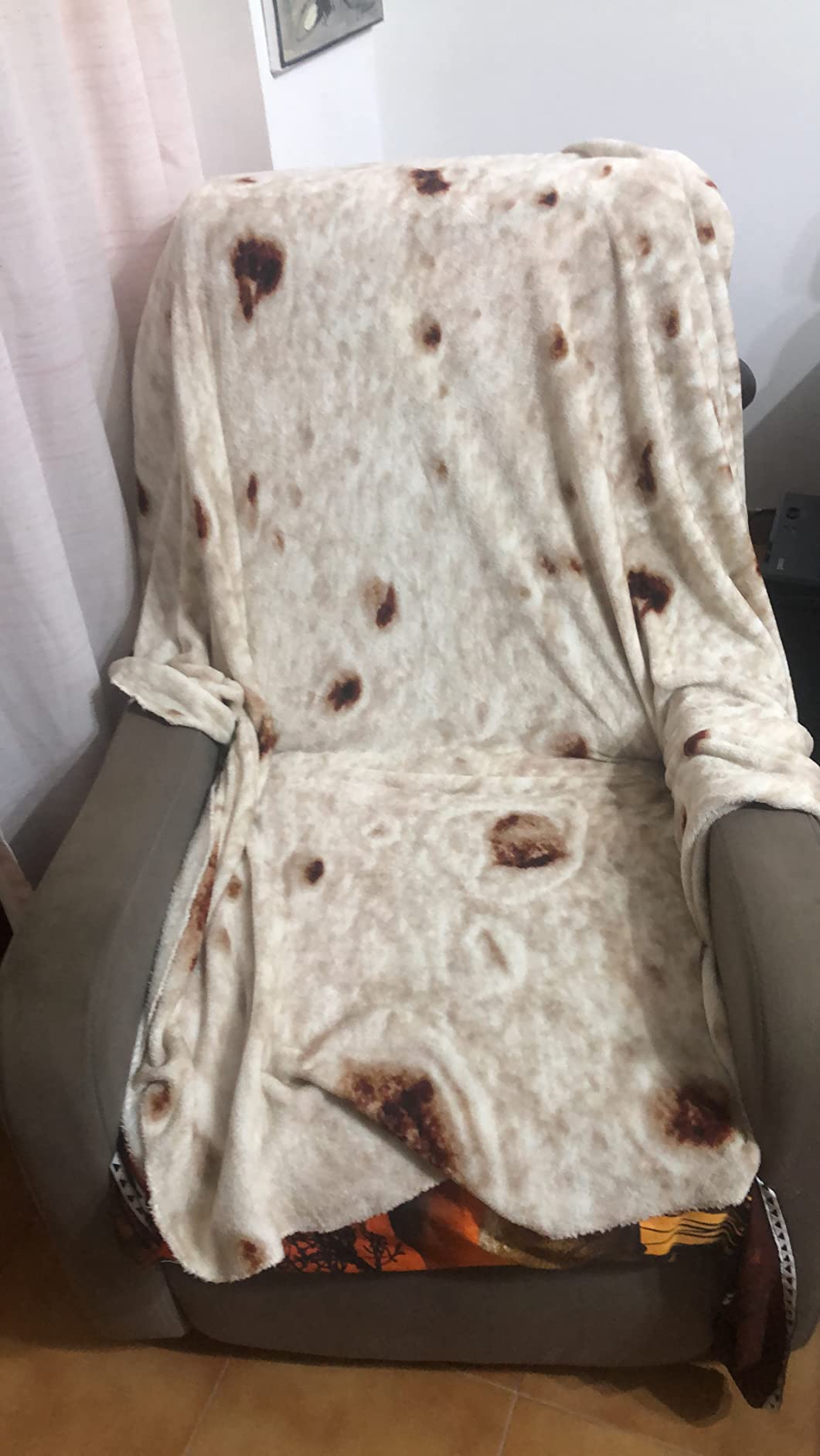 Kanguru Piadina coperta in pile 160x160 cm rotonda